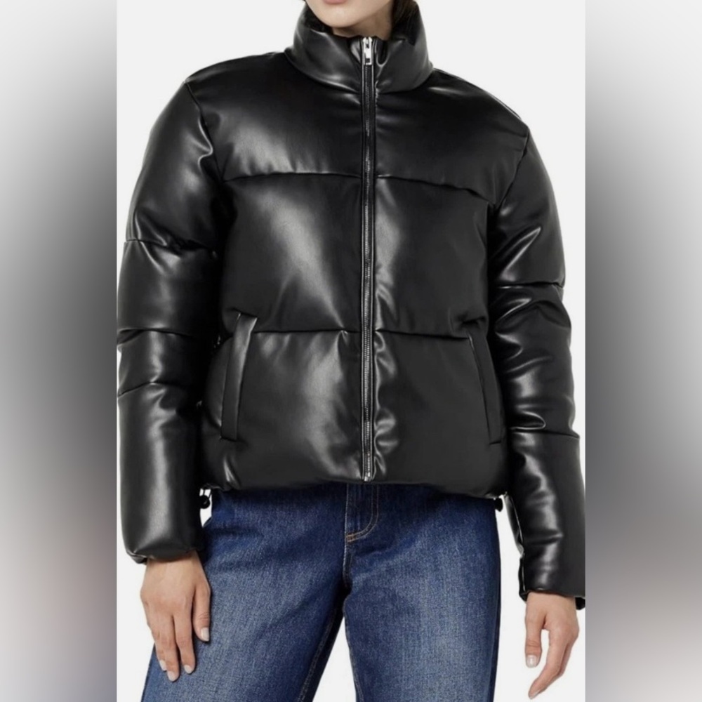 Black Puffer Jacket by The Drop